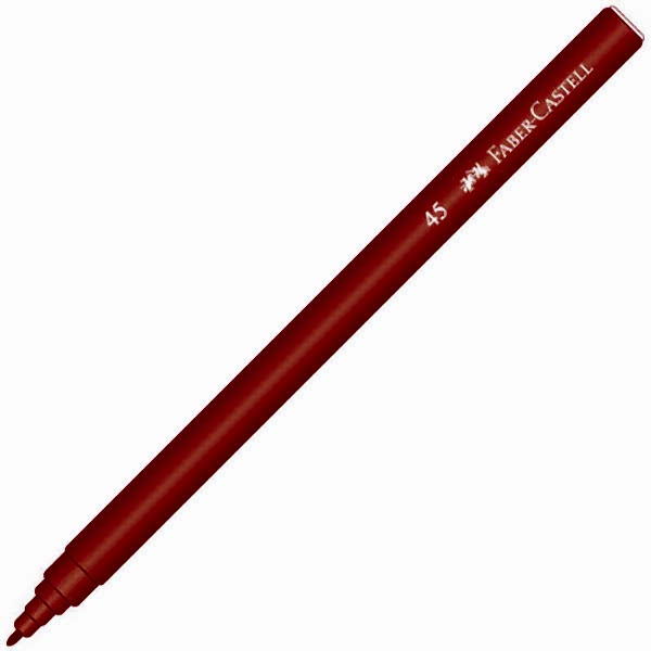 Faber Castell Keçeli Kalem Kırmızı 155003