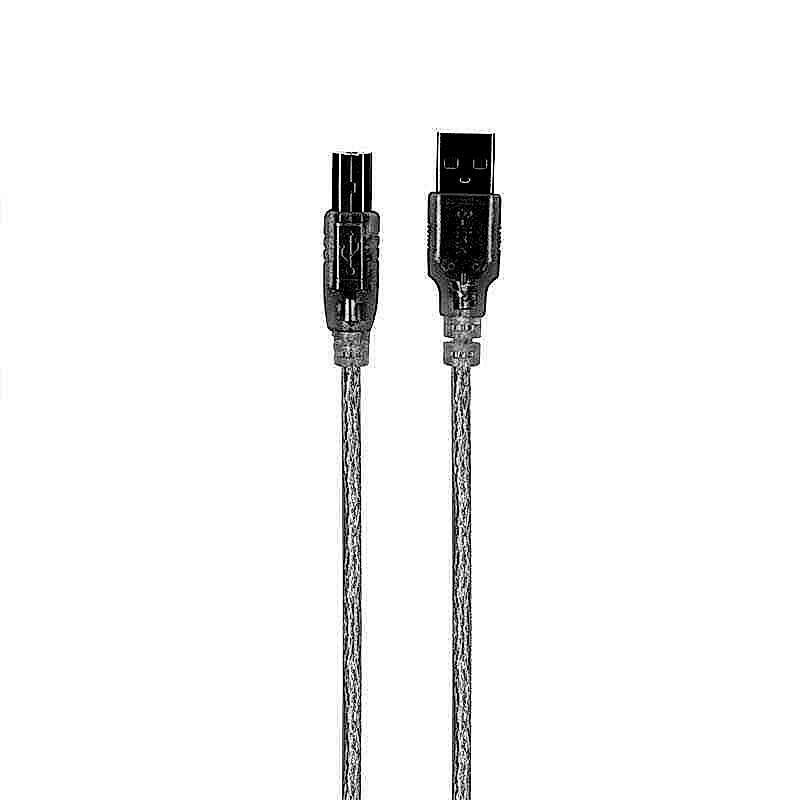 S-link SL-U2005 Yazıcı Kablosu Usb 2.0 Cable 5 Metre Şeffaf