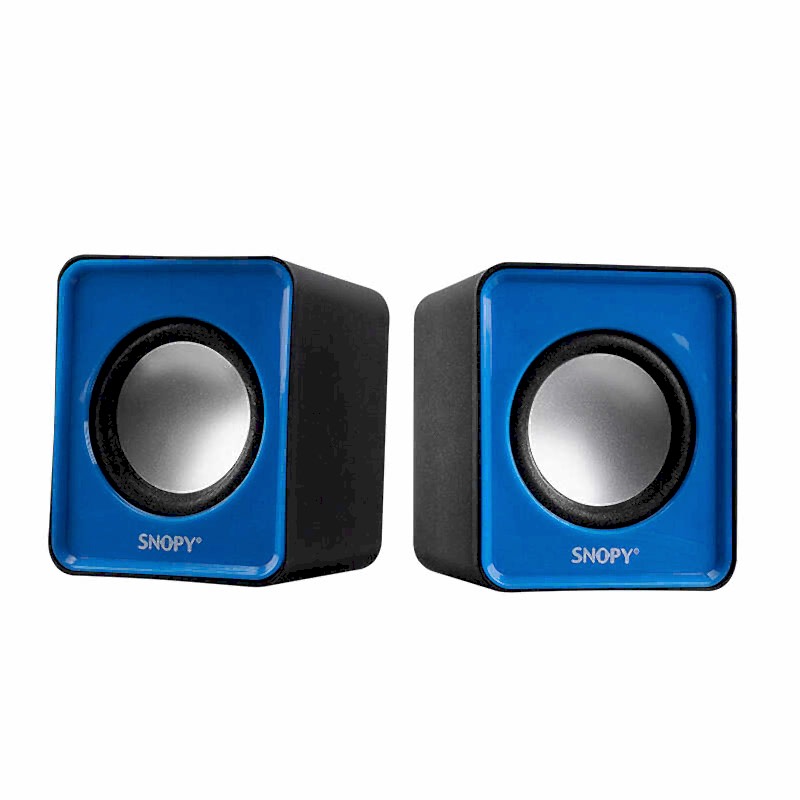 Snopy SN-66 2.0 USB Speaker 6W 86dB Mavi Siyah 