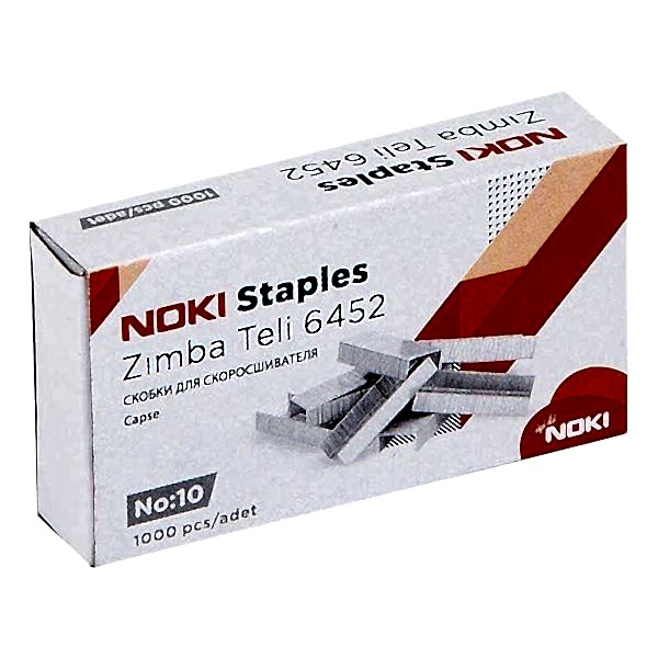 Noki 6452 Zımba Teli No:10 1000 Adet - Beyaz