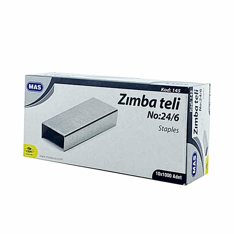 Mas 145 Zımba Teli No:24/6 1000'li Beyaz - 10'lu Kutu