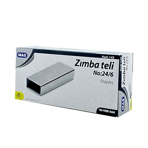 Mas 145 Zımba Teli No:24/6 1000'li Beyaz - 10'lu Kutu