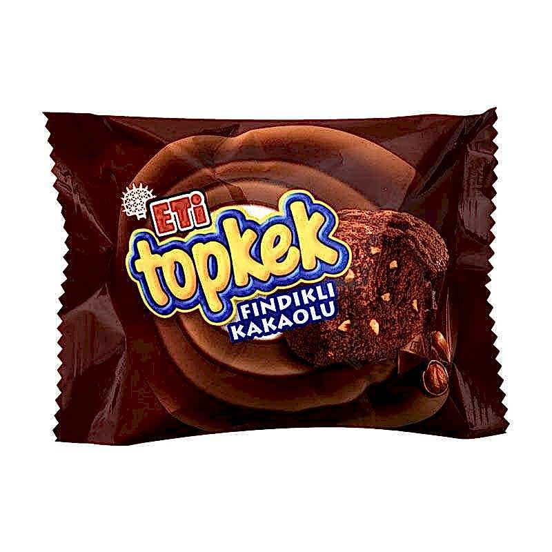Eti Topkek Fındıklı Kakaolu Kek 35 gr 24'lü Paket