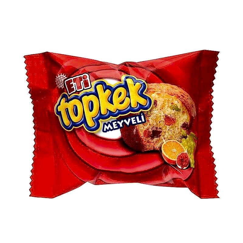 Eti Topkek Meyveli Kek 40 gr 24'lü Paket