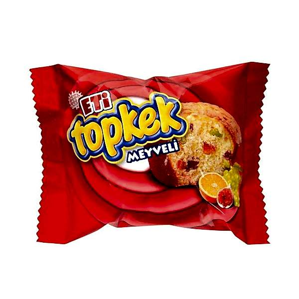 Eti Topkek Meyveli Kek 40 gr 24'lü Paket