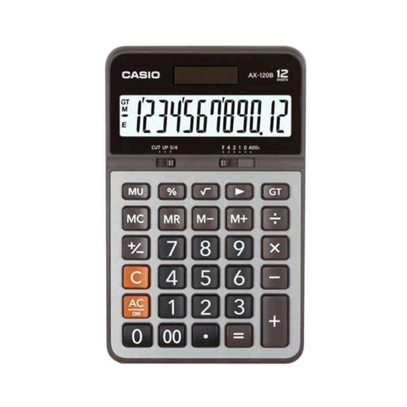 Casio AX-120B Masa Üstü Hesap Makinesi 12 Hane