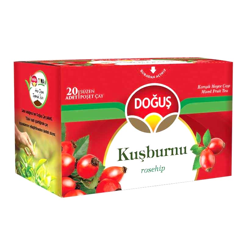 Doğuş Meyve Çayı Kuşburnu 2.5 gr x 20 Adet