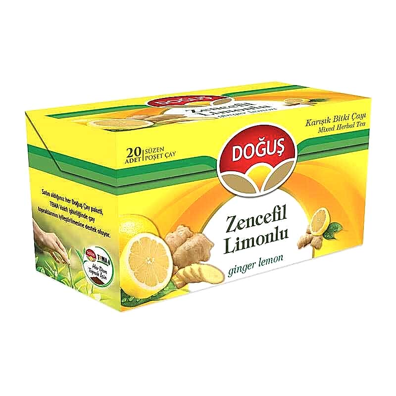 Doğuş Bitki Çayı Zencefil Limon 2 gr x 20 Adet