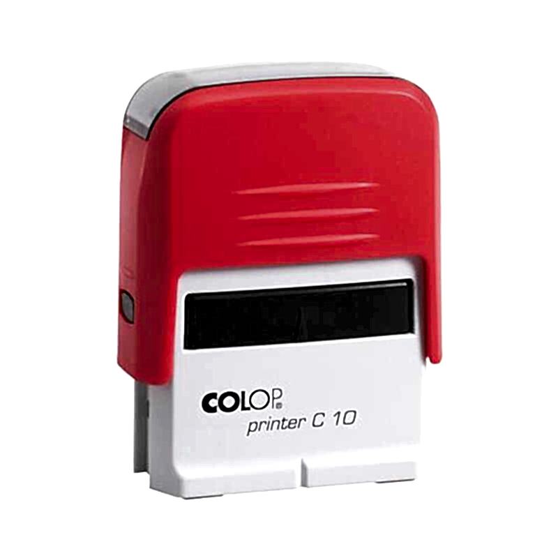 Colop C10 Otomatik Kaşe 10x27 mm Kırmızı Keçe