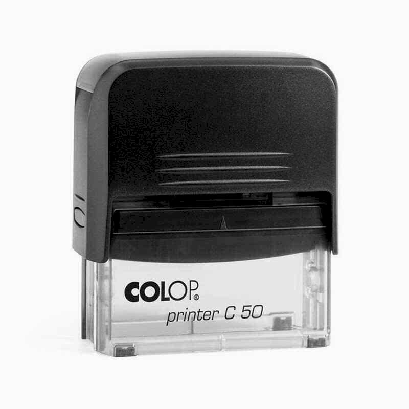 Colop C50 Otomatik Kaşe 30x50 mm Siyah Keçe