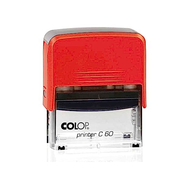 Colop C60 Otomatik Kaşe 37x76 mm Kırmızı Keçe