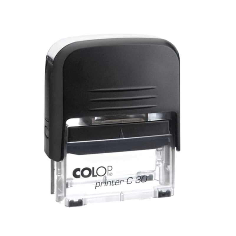 Colop C30 Otomatik Kaşe 18x47 mm Siyah Keçe