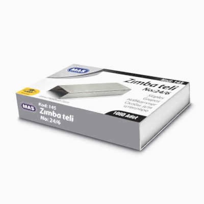 Mas 145 Zımba Teli No:24/6 1000'li Kutu - Beyaz