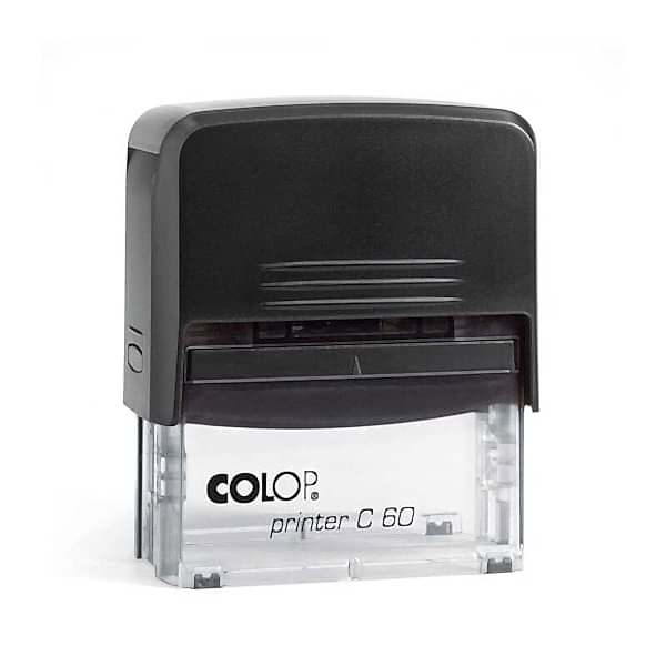 Colop C60 Otomatik Kaşe 37x76 mm Siyah Keçe