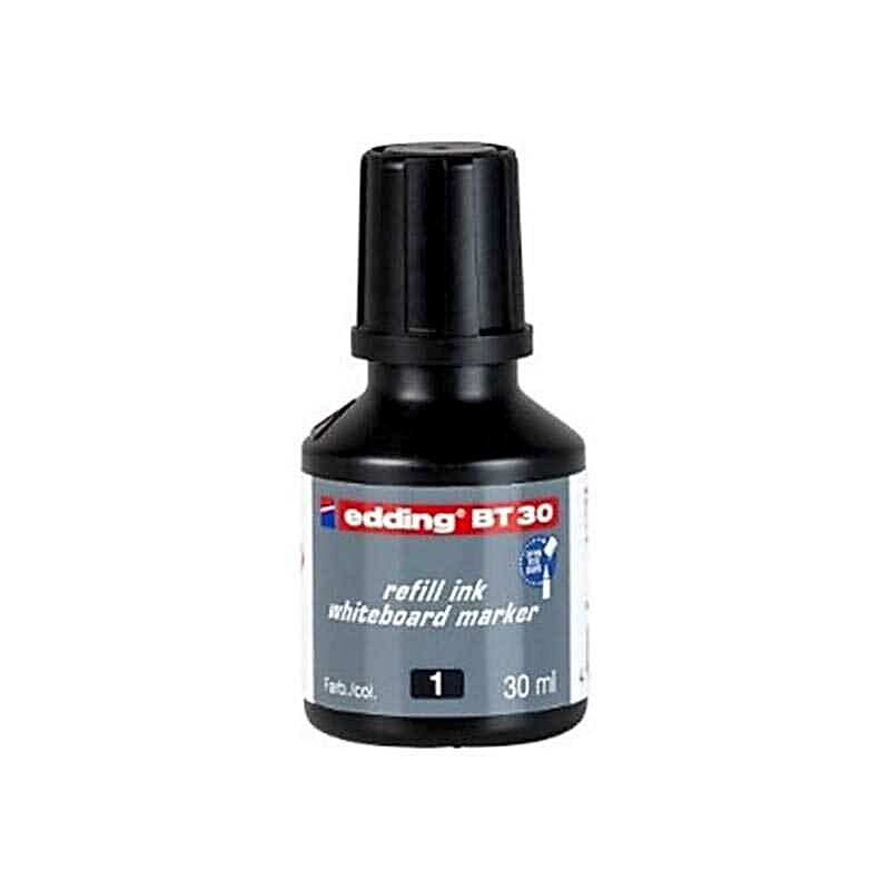 Edding BT-30 Beyaz Tahta Kalem Mürekkebi 30 ml - Siyah
