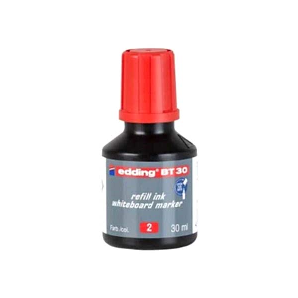 Edding BT-30 Beyaz Tahta Kalem Mürekkebi 30 ml - Kırmızı