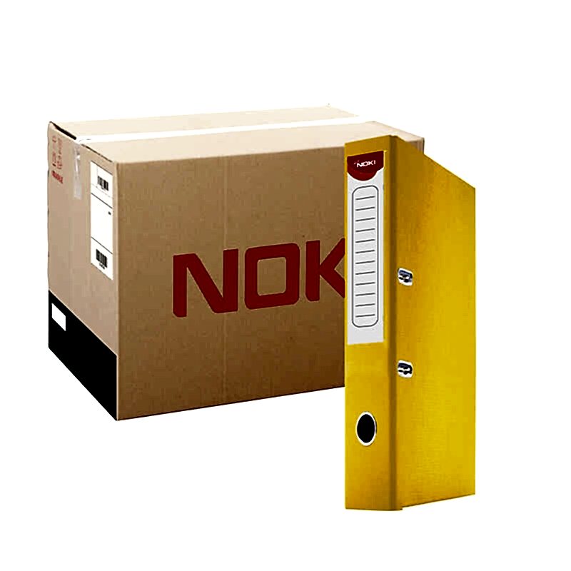 Noki Klasör Dar A4 25 Adet  Sarı