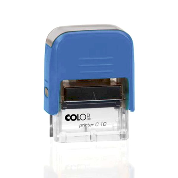 Colop C10 Otomatik Kaşe 10x27 mm Mavi Keçe