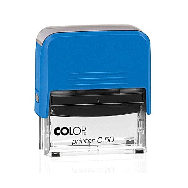 Colop C50 Otomatik Kaşe 30x50 mm Mavi Keçe