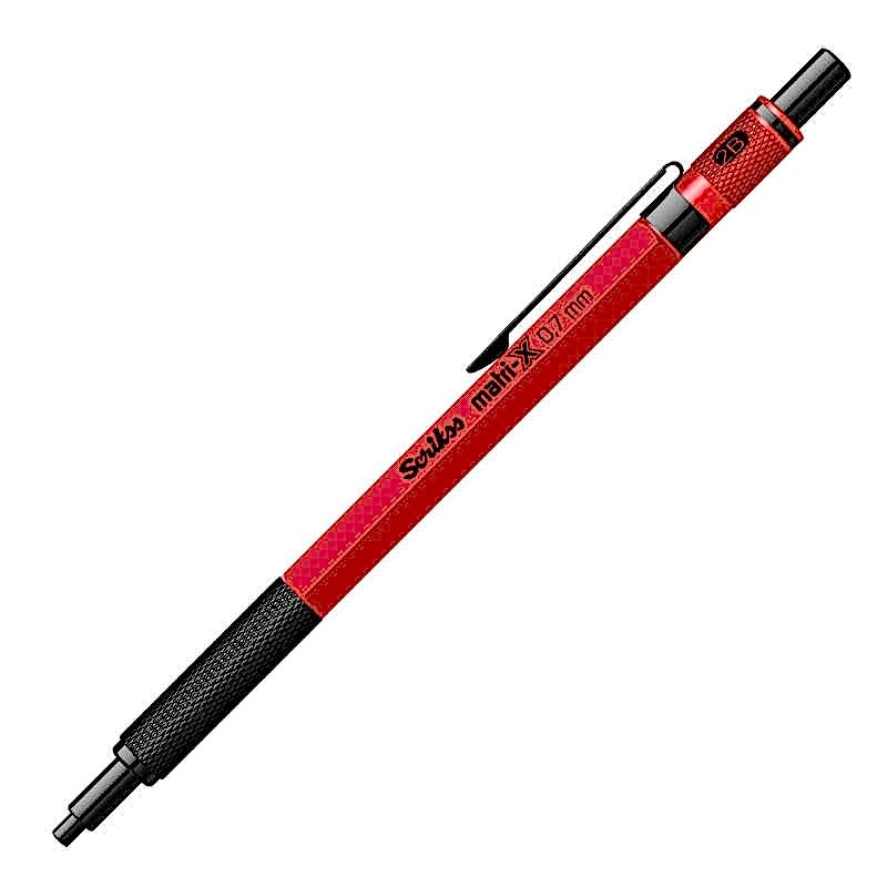 Scrikss Matri-X Versatil Uçlu Kalem 0.7 mm - Kırmızı