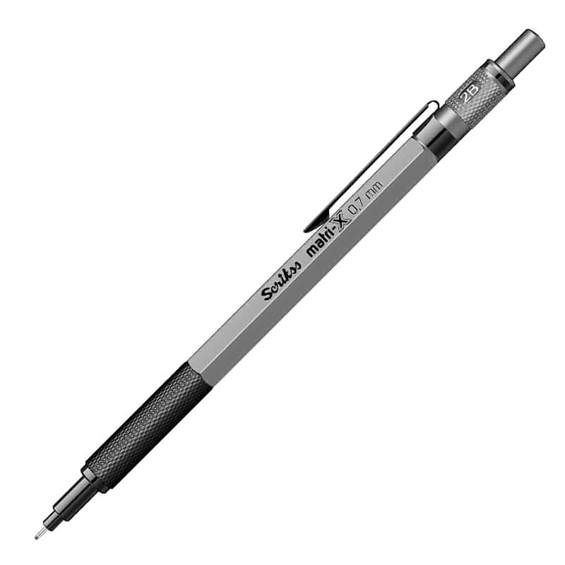 Scrikss Matri-X Versatil Uçlu Kalem 0.7 mm - Saten Gri