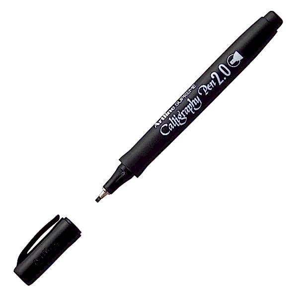 Artline Supreme 242 Kaligrafi Kalemi 2.0 mm Siyah