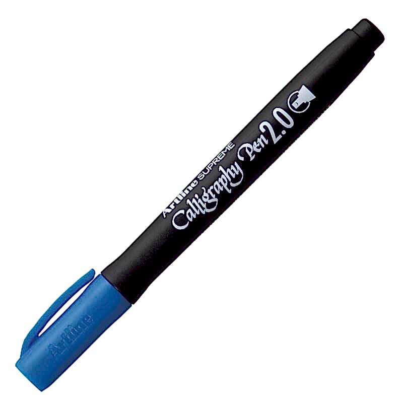 Artline Supreme 242 Kaligrafi Kalemi 2.0 mm Mavi