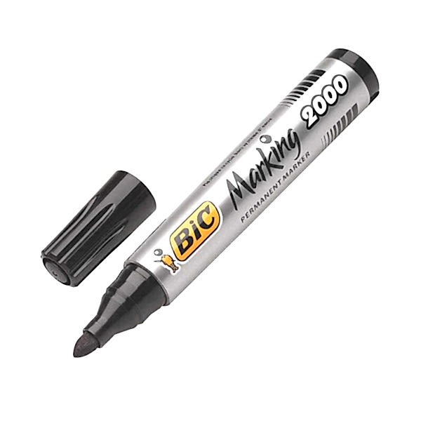 BIC 2000 Permanent Marker Yuvarlak Uç Siyah