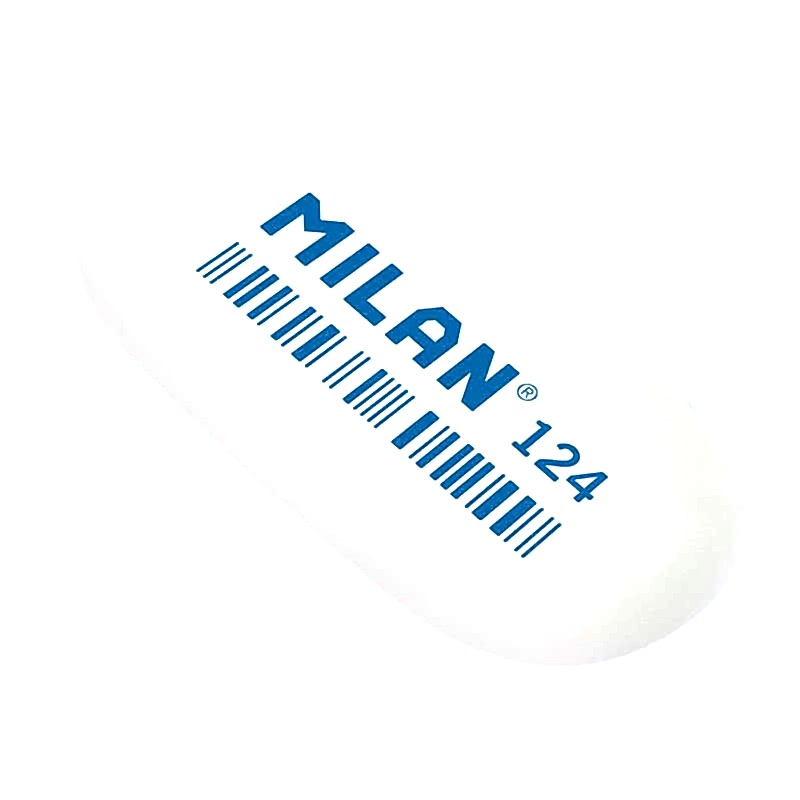 Milan 124 Oval Silgi Beyaz