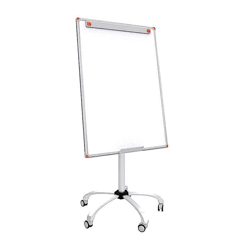 Panda Yıldız Mobil Ayaklı 5 Tekerlekli Flipchartlı Laminant Yazı Tahtası 70 x 100 cm PAN 245
