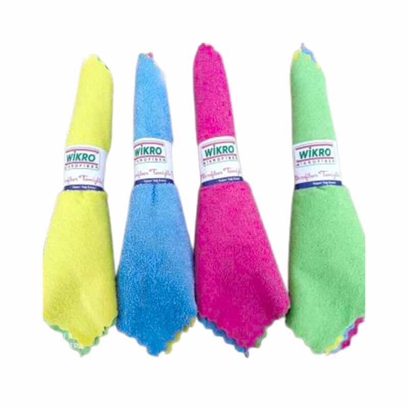 Wikro Mikrofiber Temizlik Bezi 4 lü - Karışık Renk