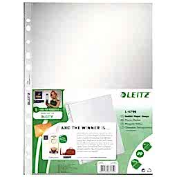 Leitz L-4796 Delikli Şeffaf Poşet Dosya A4 100'lü Paket