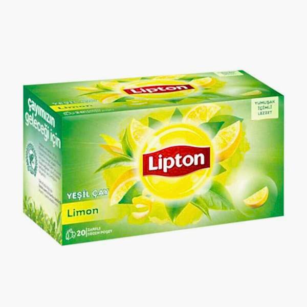 Lipton Yeşil Çay Limonlu 20li