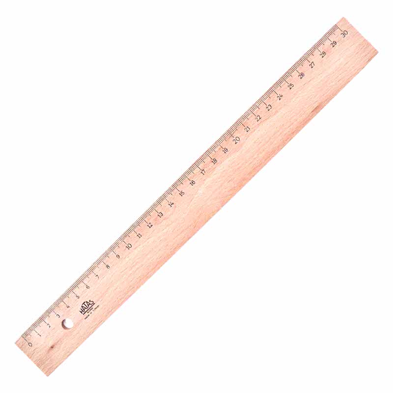 Hatas Tahta Cetvel 30 cm 00035