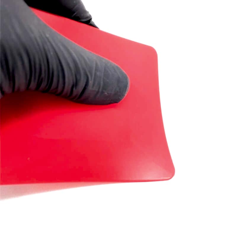 Ragle Cam Filmi Folyo Uygulama Aparatı Teflon Plastik Kırmızı 77x105 mm