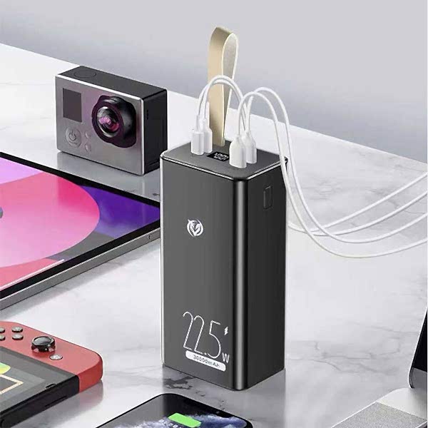 Soldi P30 Powerbank 30.000 mAh Şarj Göstergeli Led Fenerli Hızlı Şarj Özellikli
