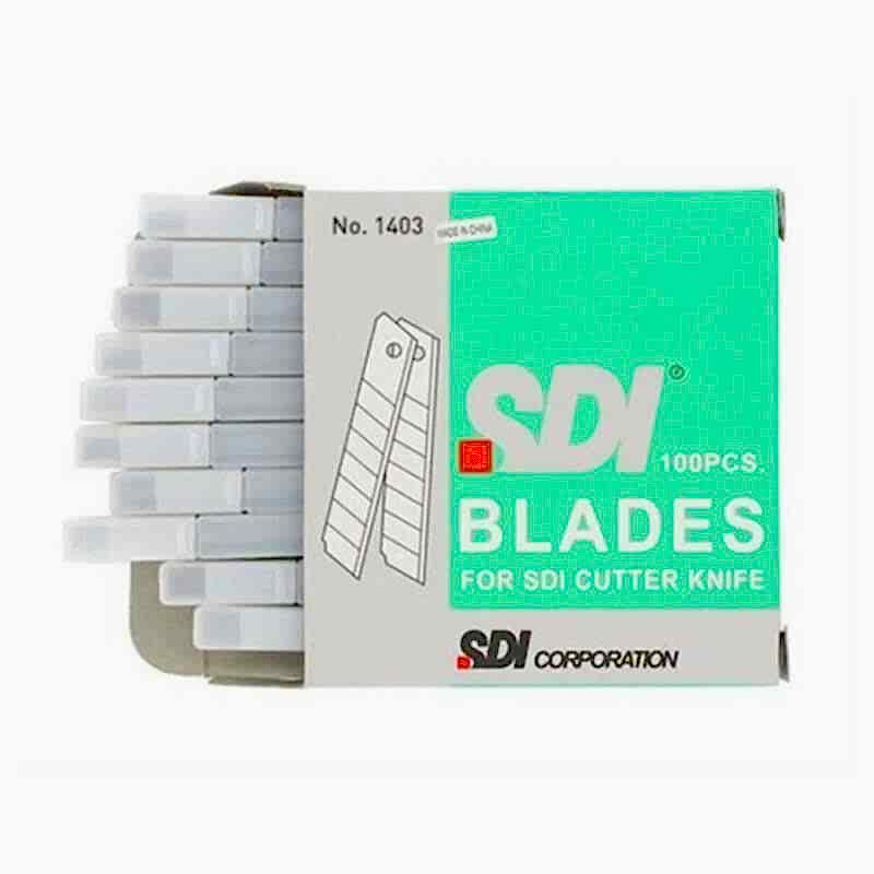 SDI 1403 Maket Bıçağı Yedeği Dar 100'lü Kutu