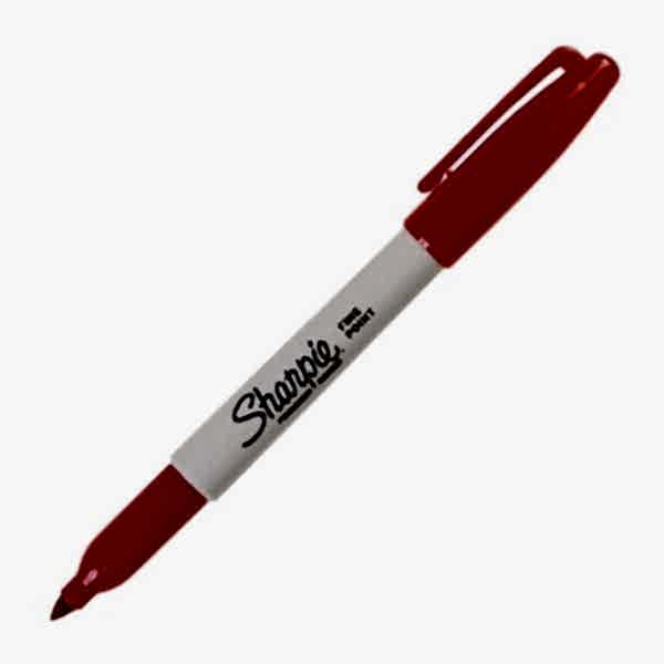 Sharpie Permanent Fine Yuvarlak Uç Kırmızı