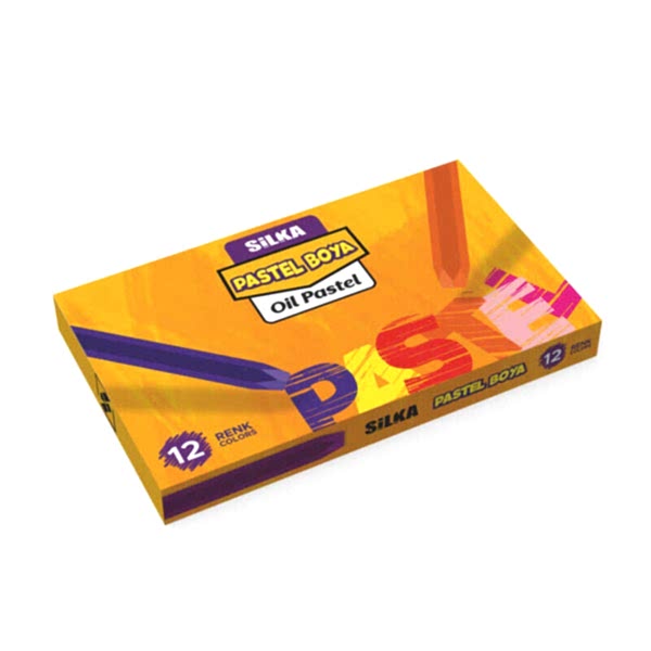 Silka Pastel Boya 12 Renk