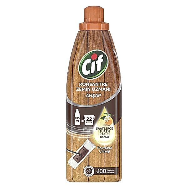 Cif Konsantre Zemin Uzmanı Ahşap Yüzey Temizleyici 895 ml