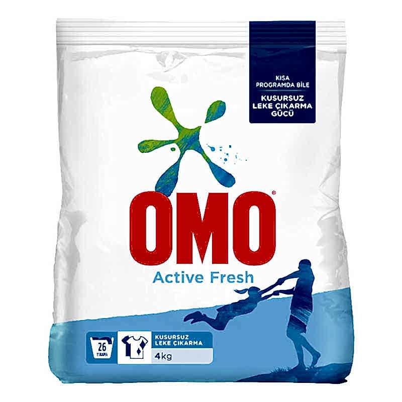Omomatik Active Toz Çamaşır Deterjanı Beyaz 4 kg
