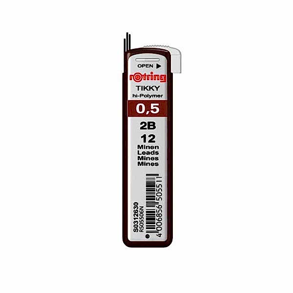 Rotring Min Kalem Ucu 0.5 mm 2B