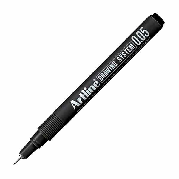 Artline 2305 Çizim Kalemi Drawing System 0.05 Siyah
