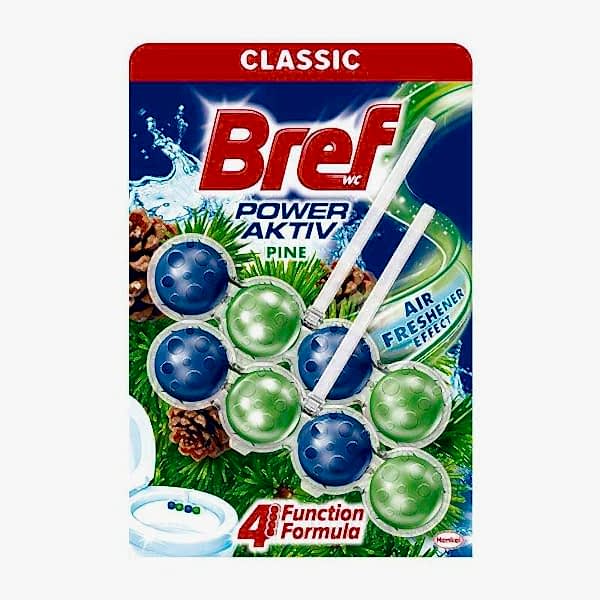 Bref Power Aktiv Tuvalet Kokusu Çam Kokulu İkili