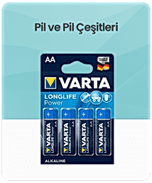 Pil ve Pil Çeşitleri kategorisi için resim
