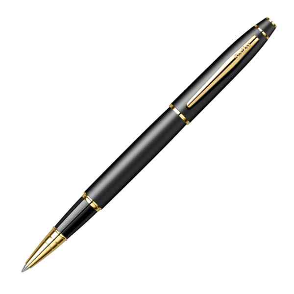 Scrikss 35 Roller Kalem Lüks Kutulu - Mat Siyah Altın resmi