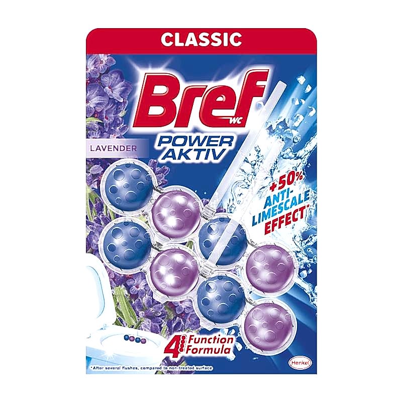 Bref Power Aktiv Klozet Blok Lavanta Kokulu 2'li Paket resmi