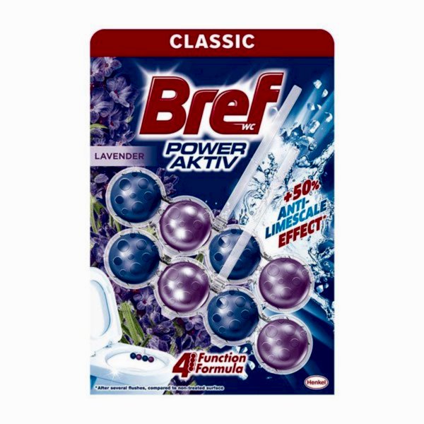 Bref Power Aktiv Klozet Blok Lavanta Kokulu 2'li Paket resmi