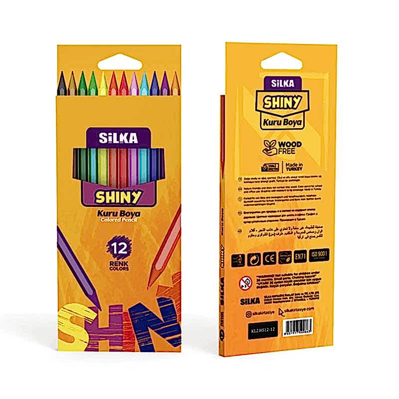 Silka Shiny Kuruboya 12 Renk Tam Boy Art.K01 resmi