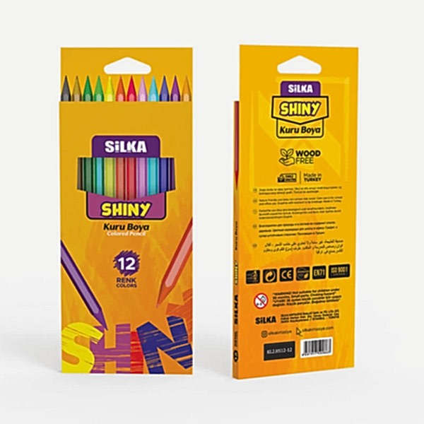 Silka Shiny Kuruboya 12 Renk Tam Boy Art.K01 resmi